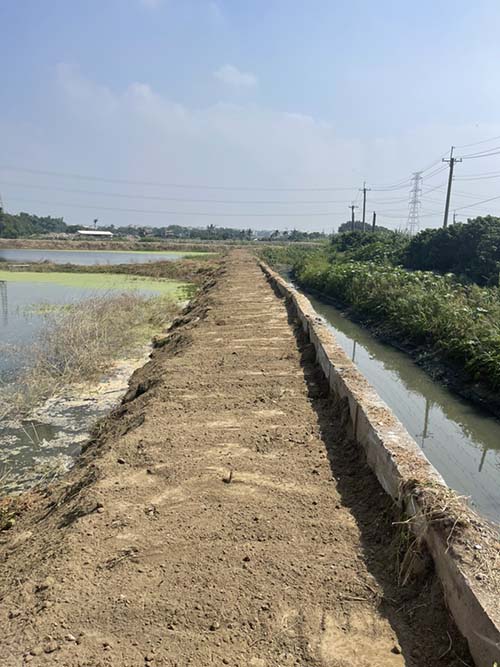 台南魚塭開挖整理