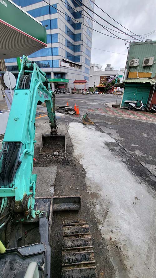 台南路面水泥塊挖除整平